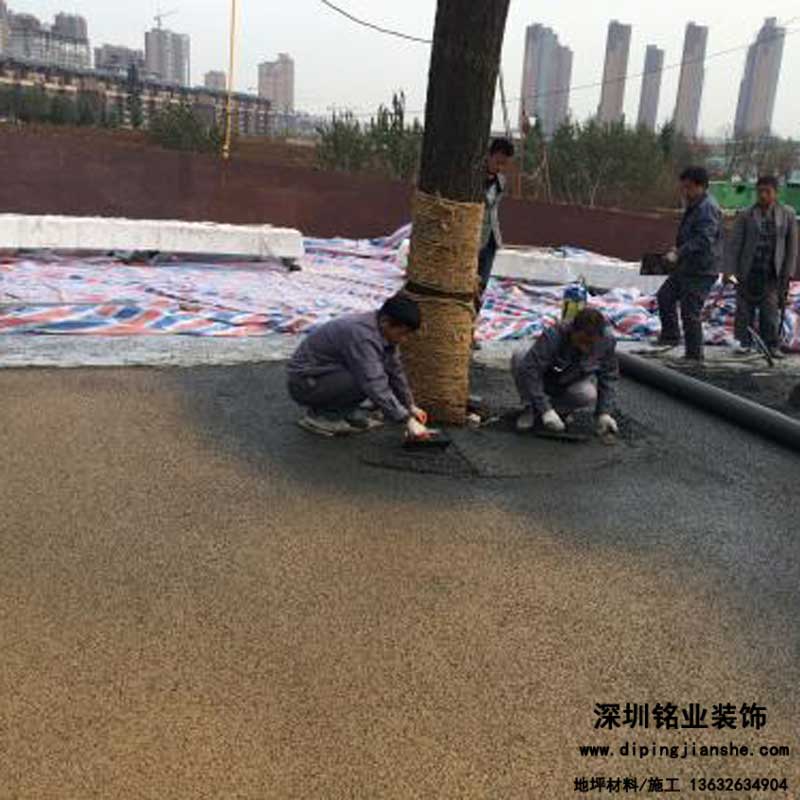 彩色强固透水混凝土怎么做